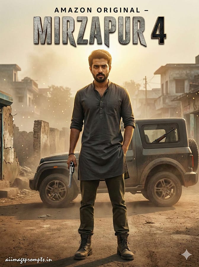 AI Image Prompts – Creative Ideas & Examples | Mirzapur Season 4 – Photo Editing Prompt AI Image Prompts – Creative Ideas & Examples | Mirzapur Season 4 – Photo Editing Prompt