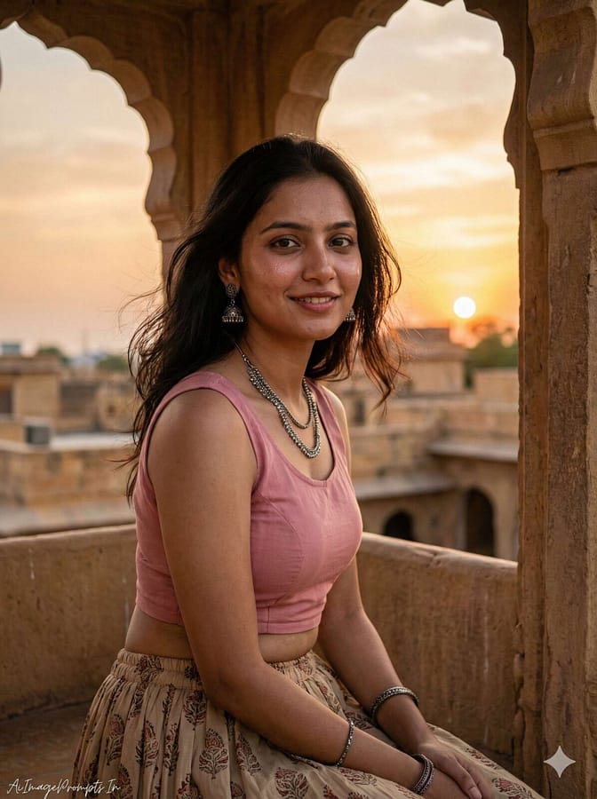 AI Image Prompts – Creative Ideas & Examples | Rajasthan Travel Aesthetic Poses Gemini Prompt for Girl AI Image Prompts – Creative Ideas & Examples | Rajasthan Travel Aesthetic Poses Gemini Prompt for Girl