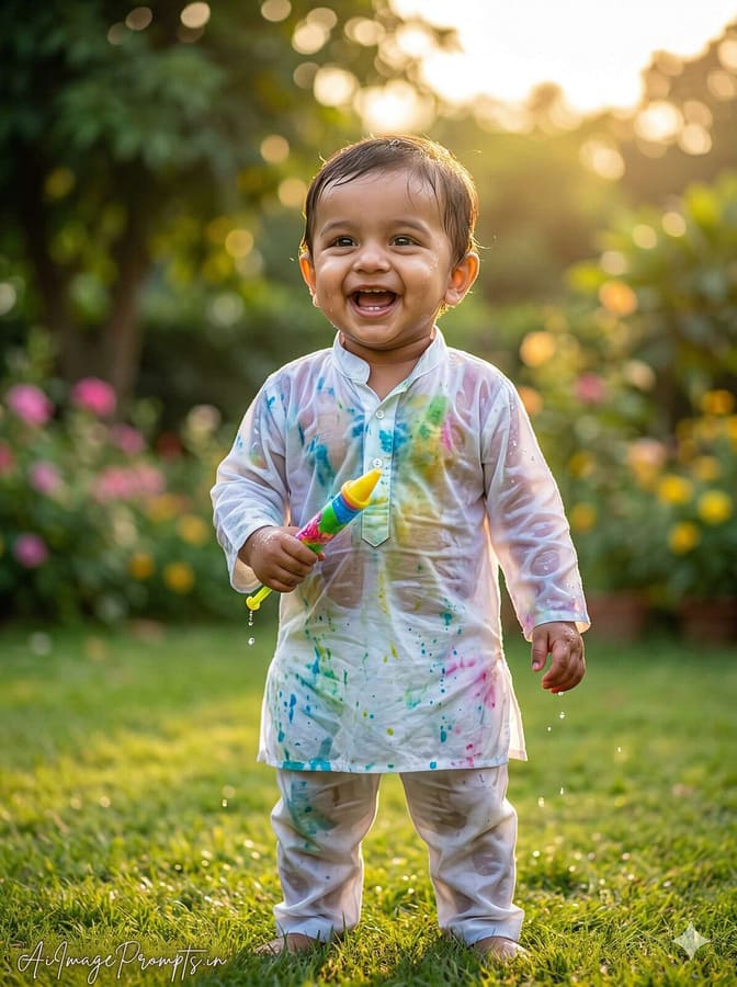 AI Image Prompts – Creative Ideas & Examples | Holi Photo Editing Prompt for Baby Boy AI Image Prompts – Creative Ideas & Examples | Holi Photo Editing Prompt for Baby Boy