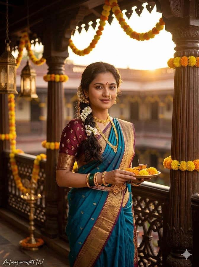 AI Image Prompts – Creative Ideas & Examples | Best Gudi Padwa AI Photo Editing Prompt for Viral Festival Images AI Image Prompts – Creative Ideas & Examples | Best Gudi Padwa AI Photo Editing Prompt for Viral Festival Images