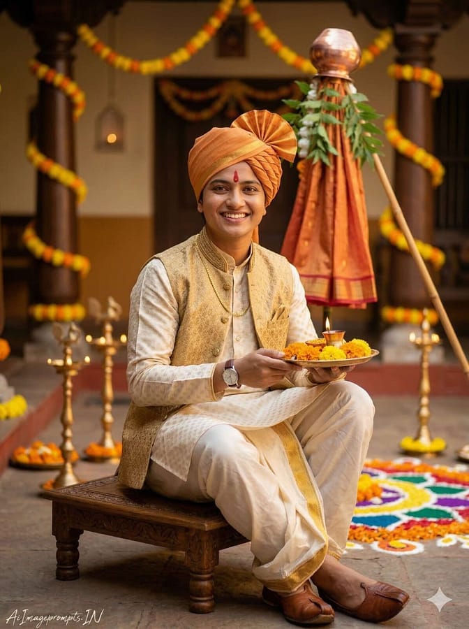 AI Image Prompts – Creative Ideas & Examples | Best Gudi Padwa AI Photo Editing Prompt for Viral Festival Images AI Image Prompts – Creative Ideas & Examples | Best Gudi Padwa AI Photo Editing Prompt for Viral Festival Images