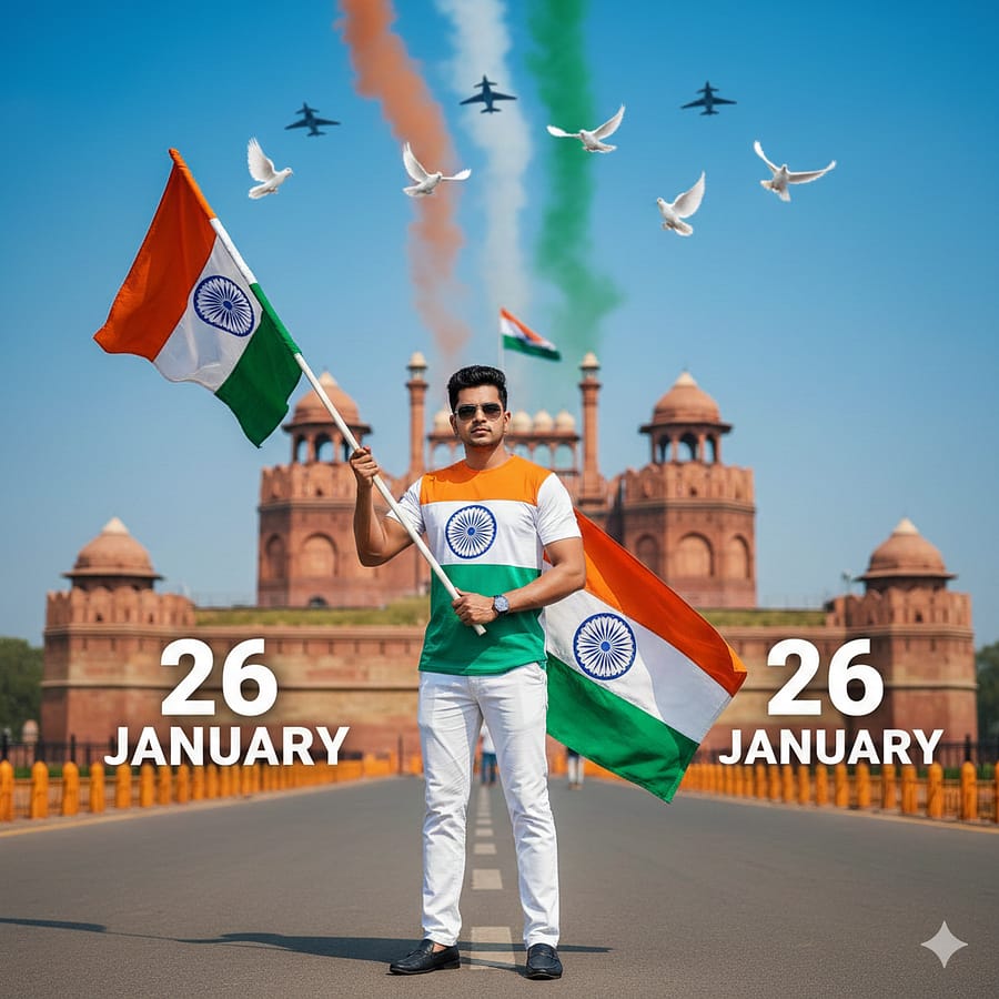 AI Image Prompts – Creative Ideas & Examples | 26 January Republic Day Photo Editing Prompts Using Google Gemini (2026) AI Image Prompts – Creative Ideas & Examples | 26 January Republic Day Photo Editing Prompts Using Google Gemini (2026)